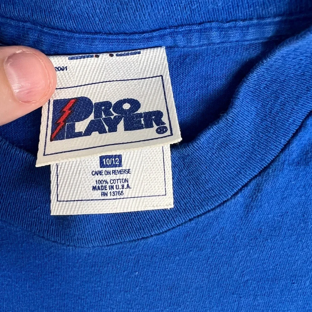 VTG Detroit Lions T Shirt Kids 10-12 NFL Football Single‎ Stitch 1995 90s USA